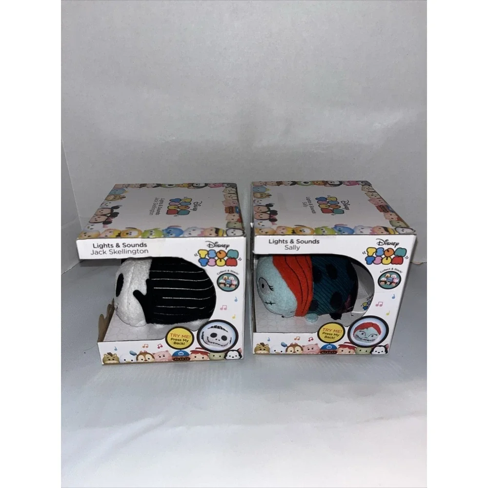 Disney Nightmare Before Christmas Jack Skellington And Sally Lot Tsum Tsum Light